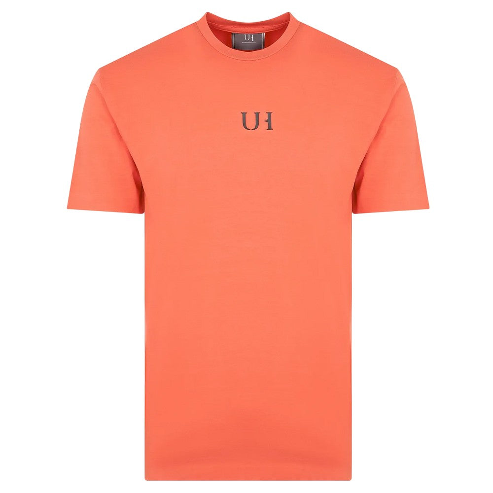 Orange - Front - Unlike Humans Mens Logo T-Shirt