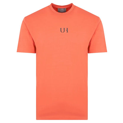 Orange - Front - Unlike Humans Mens Logo T-Shirt