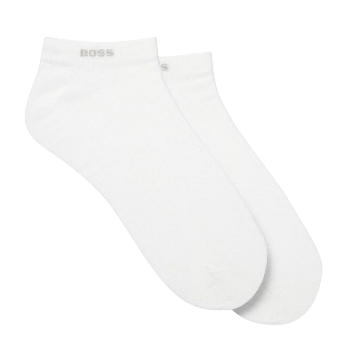 White - Front - Boss Mens Ankle Socks (Pack of 2)