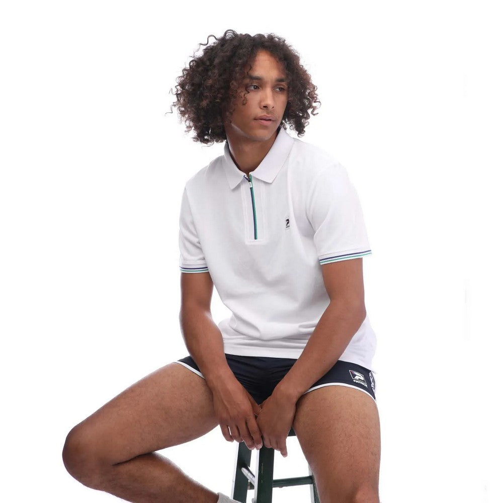 White - Lifestyle - Patrick Mens Papin Polo Shirt
