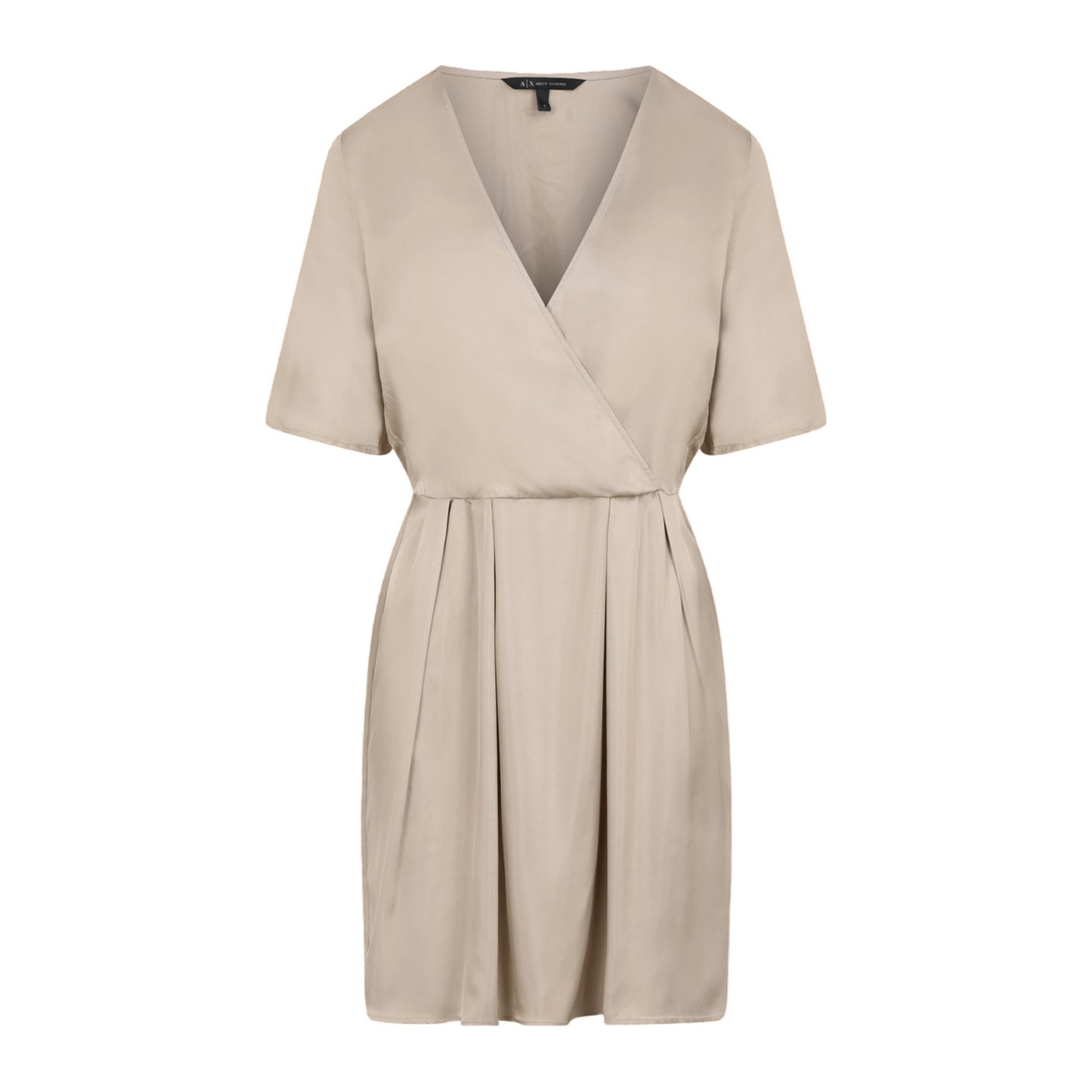 Sand - Front - Armani Exchange Womens-Ladies Dress