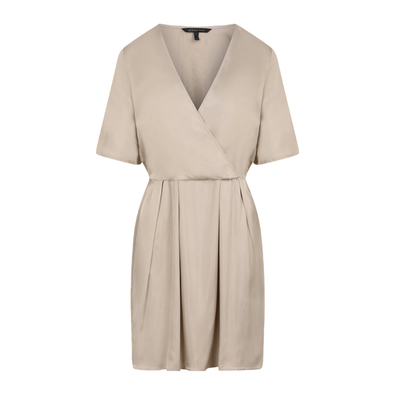 Sand - Front - Armani Exchange Womens-Ladies Dress