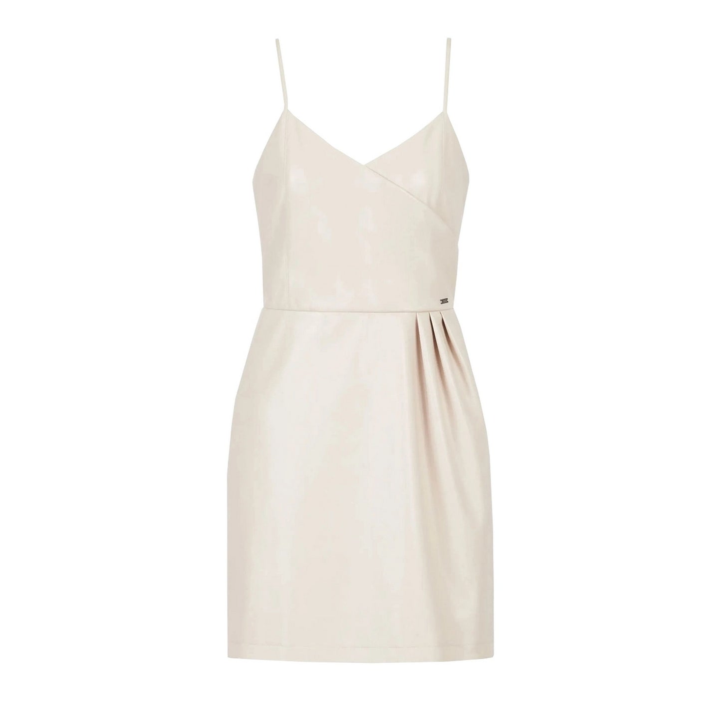 Cream - Front - Armani Exchange Womens-Ladies Mini Dress