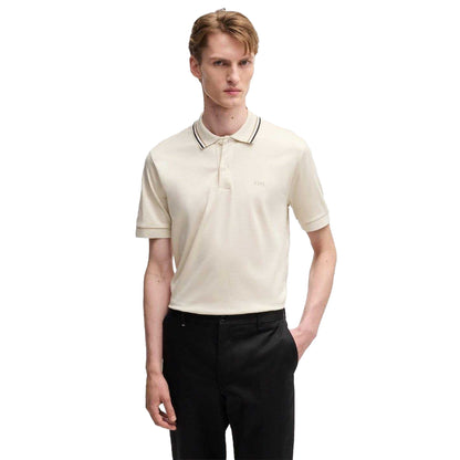 White - Side - Hugo Boss Mens Polo Shirt