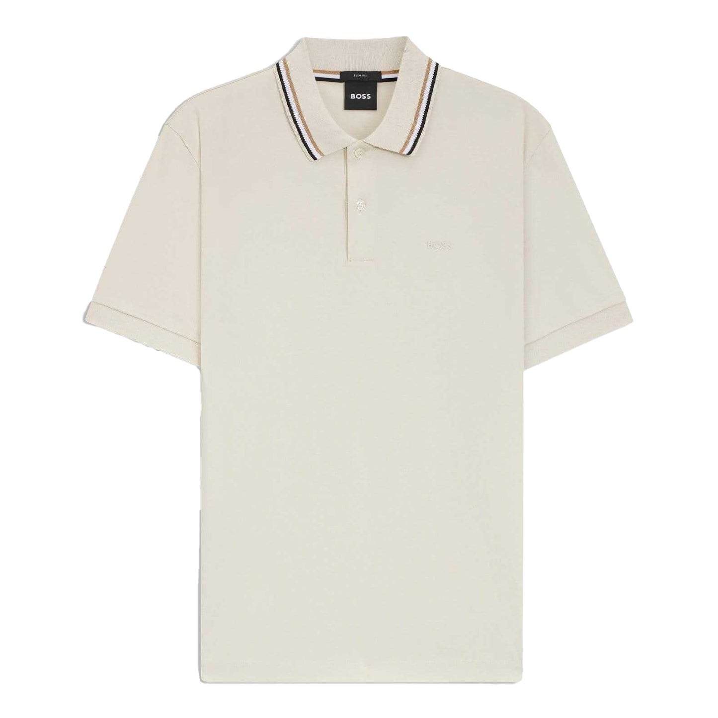 White - Front - Hugo Boss Mens Polo Shirt