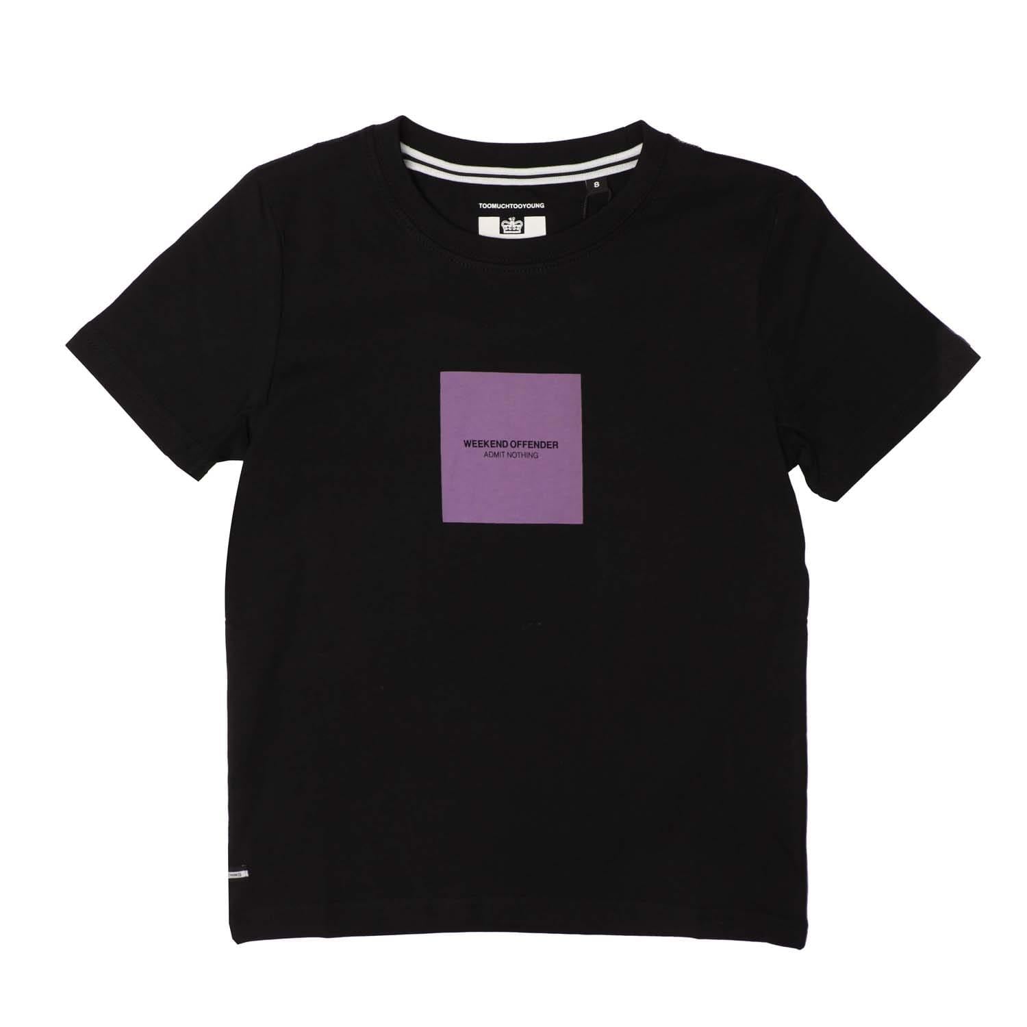 Black - Front - Weekend Offender Childrens-Kids Tagua Graphic T-Shirt