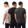 Black - Back - Lyle & Scott Mens Printed T-Shirt (Pack of 3)