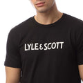 Black - Side - Lyle & Scott Mens Printed T-Shirt (Pack of 3)