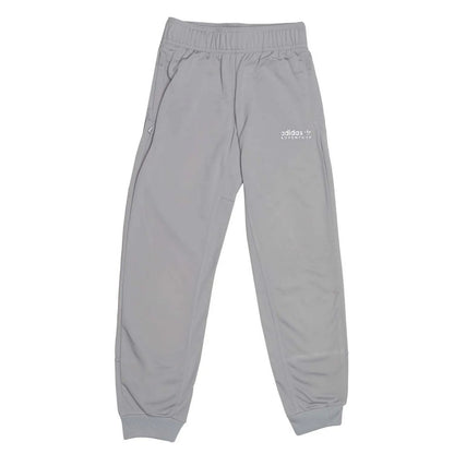 Grey - Front - Adidas Childrens-Kids Adventure Tracksuit Bottoms