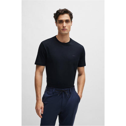 Navy - Front - Boss Mens Thompson 01 T-Shirt