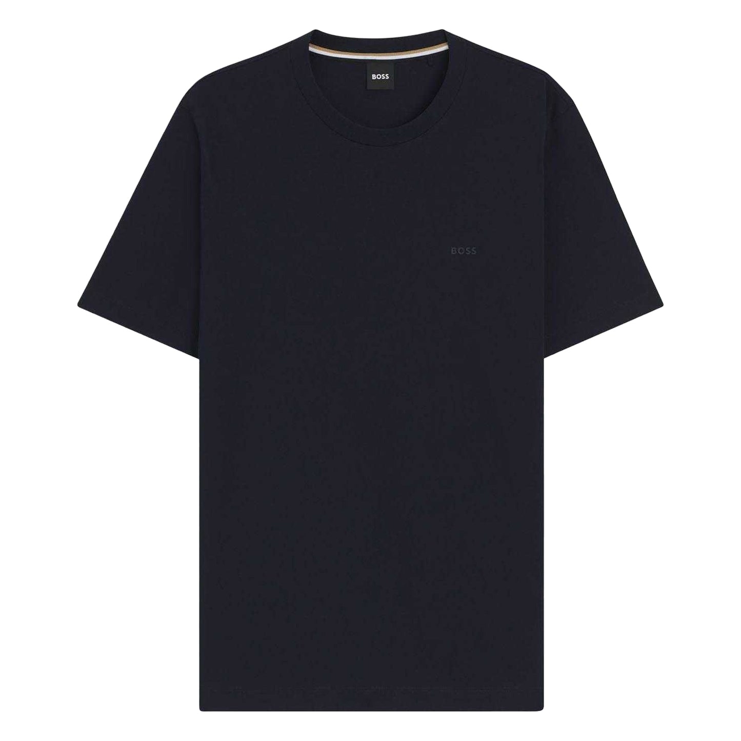 Dark Blue - Front - Boss Mens Thompson 01 T-Shirt