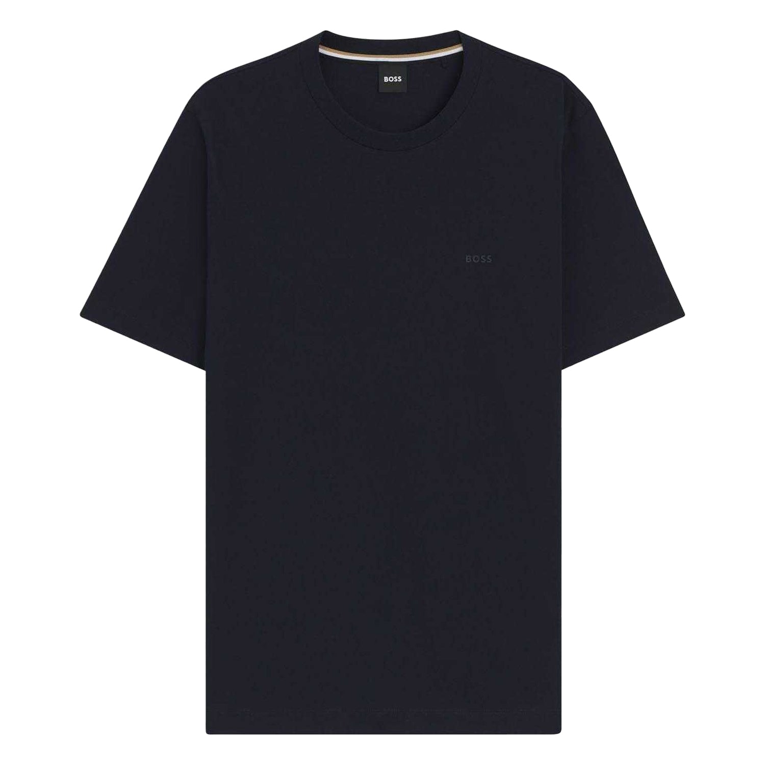 Dark Blue - Front - Boss Mens Thompson 01 T-Shirt