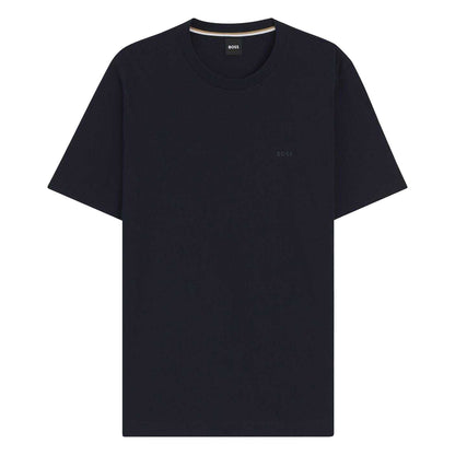 Dark Blue - Front - Boss Mens Thompson 01 T-Shirt