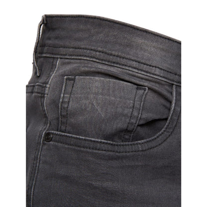 Grey - Lifestyle - Crosshatch Mens Malcom Slim Jeans