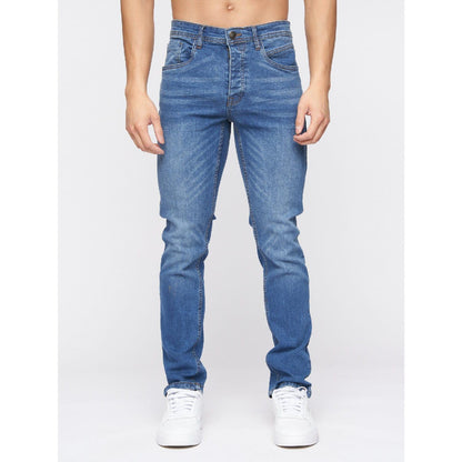 Stonewash - Pack Shot - Crosshatch Mens Malcom Slim Jeans