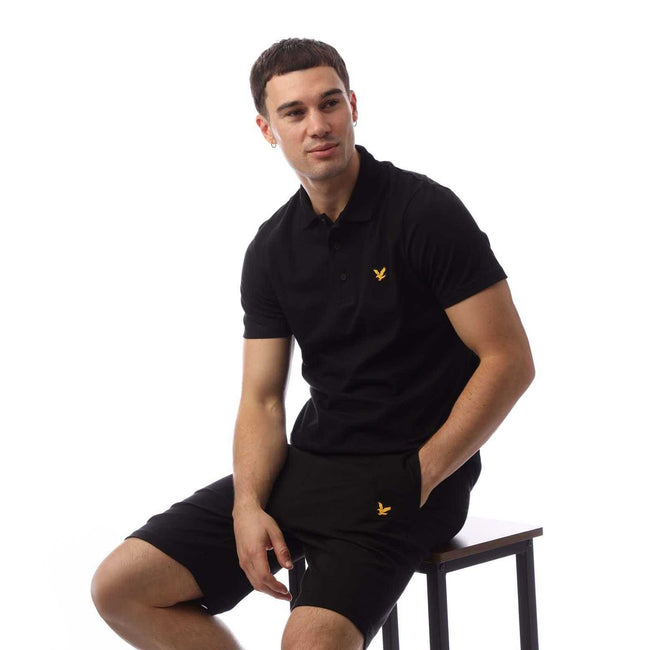 Black - Lifestyle - Lyle & Scott Mens Sports Short-Sleeved Polo Shirt