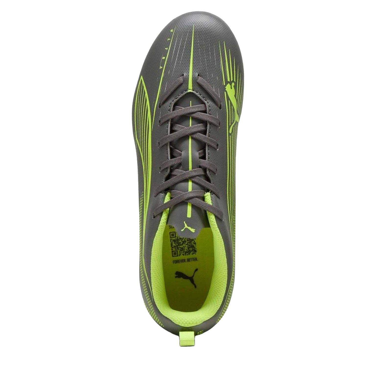 Silver - Side - Puma Childrens-Kids Ultra 5 Play Firm Ground Football Boots