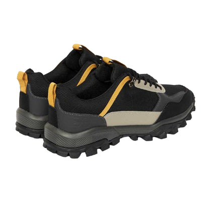 Grey - Back - Crosshatch Mens Heymare Low Hiking Shoes