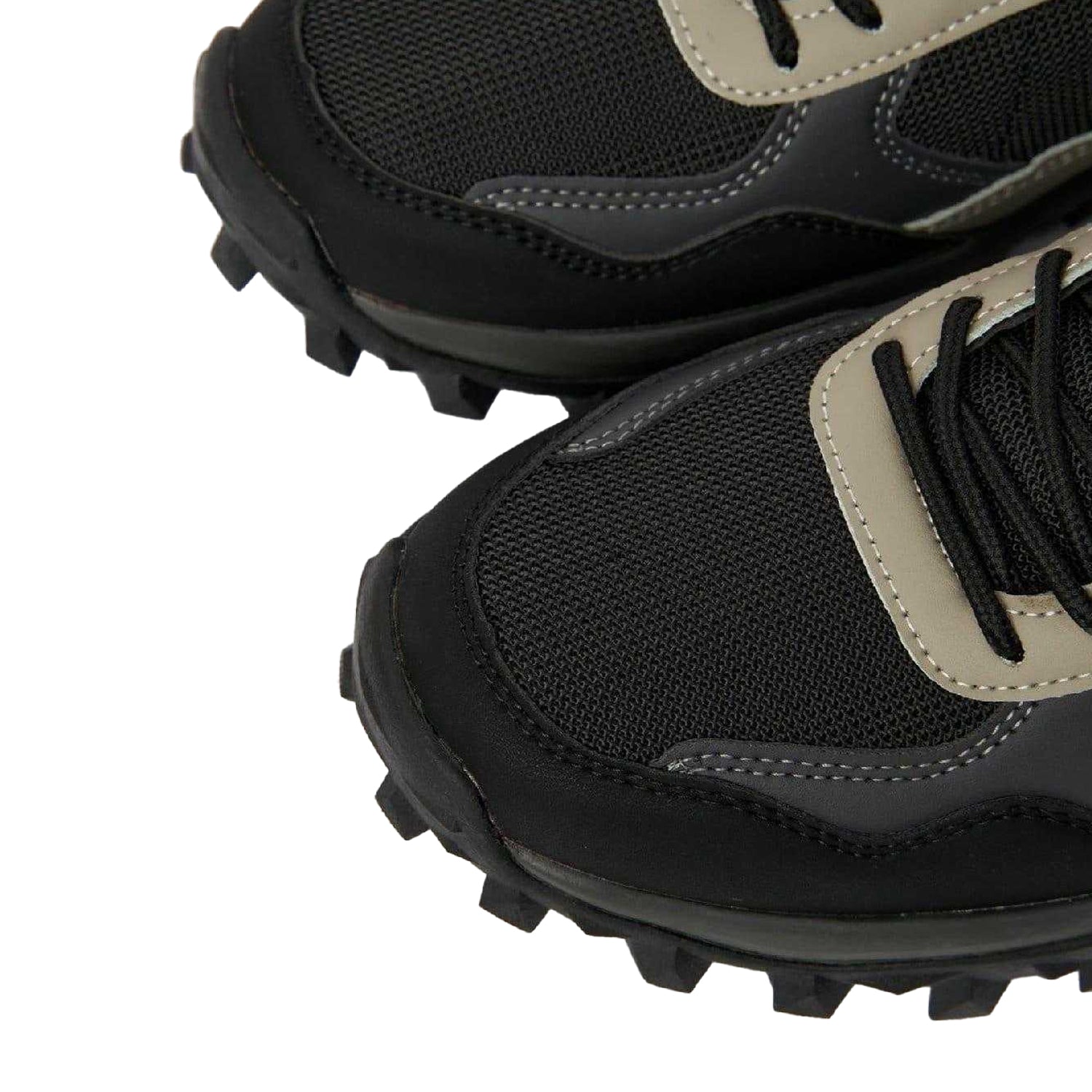 Grey - Pack Shot - Crosshatch Mens Heymare Low Hiking Shoes