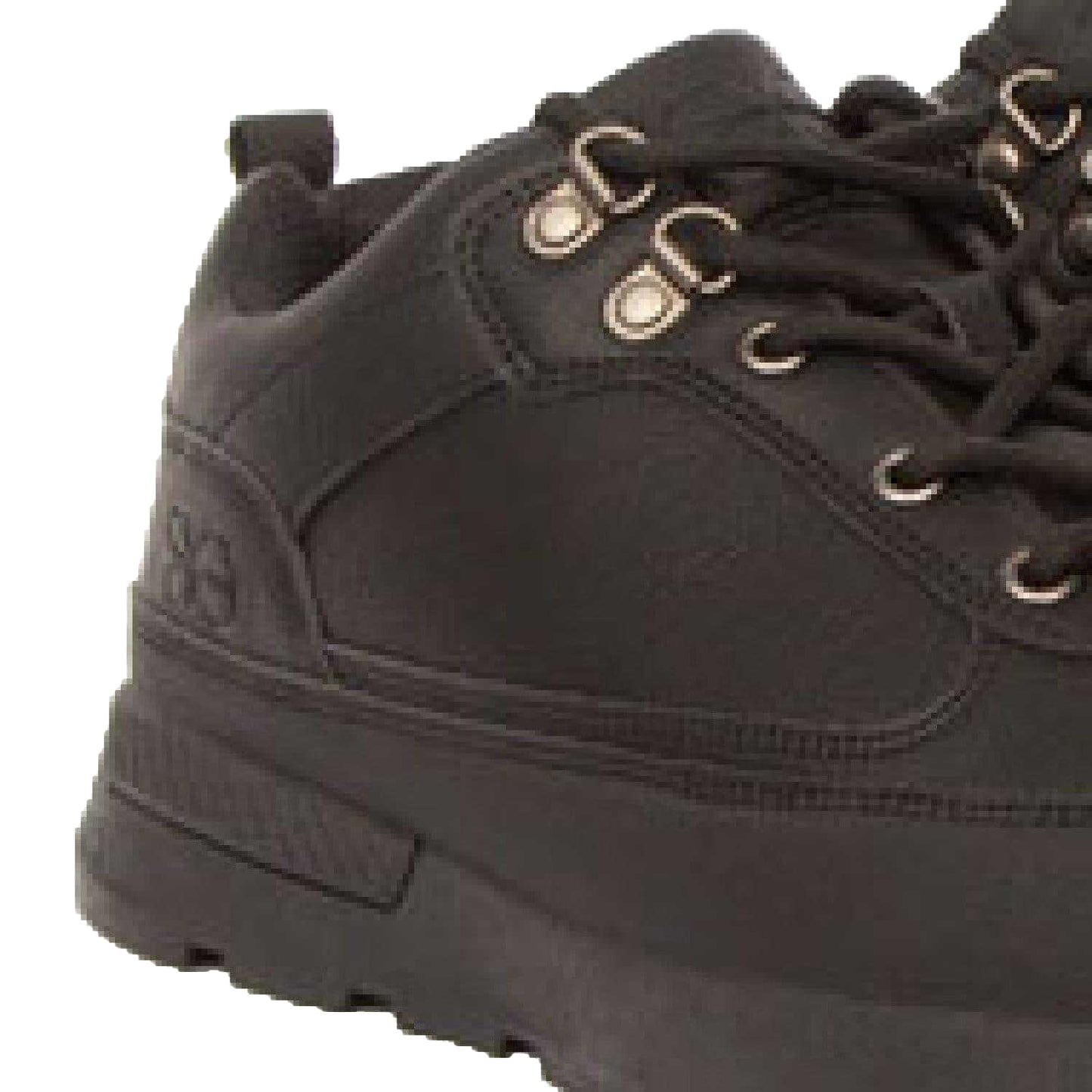 Black - Side - Crosshatch Mens Banbury Trainers