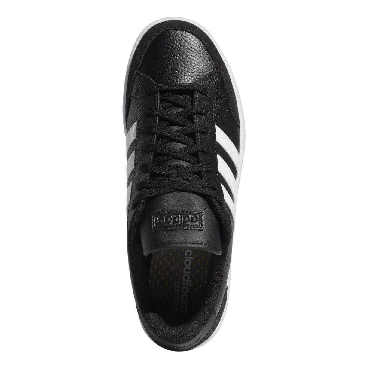 Black - Lifestyle - Adidas Mens Grand Court Leather Trainers