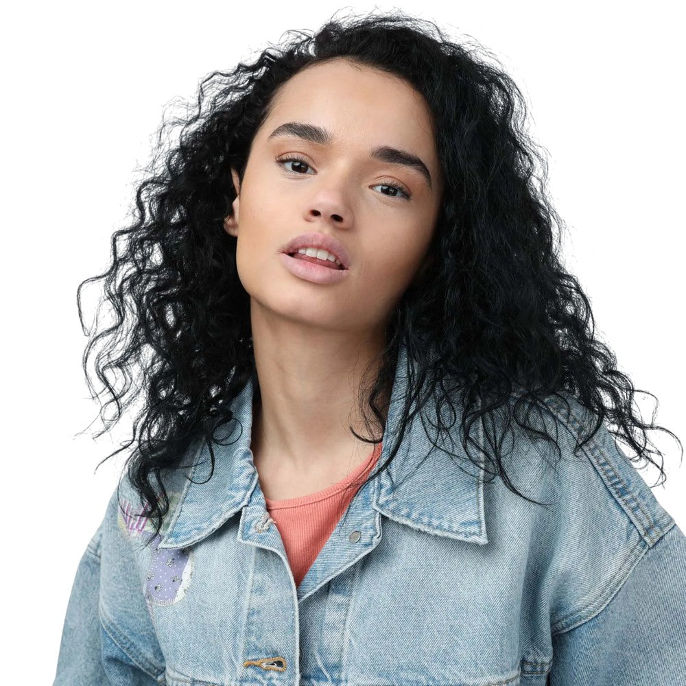 Light Blue - Side - Levis Womens-Ladies 90´s Trucker Jacket