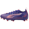Blue - Side - Puma Childrens-Kids Ultra 5 Pro Firm Ground Football Boots