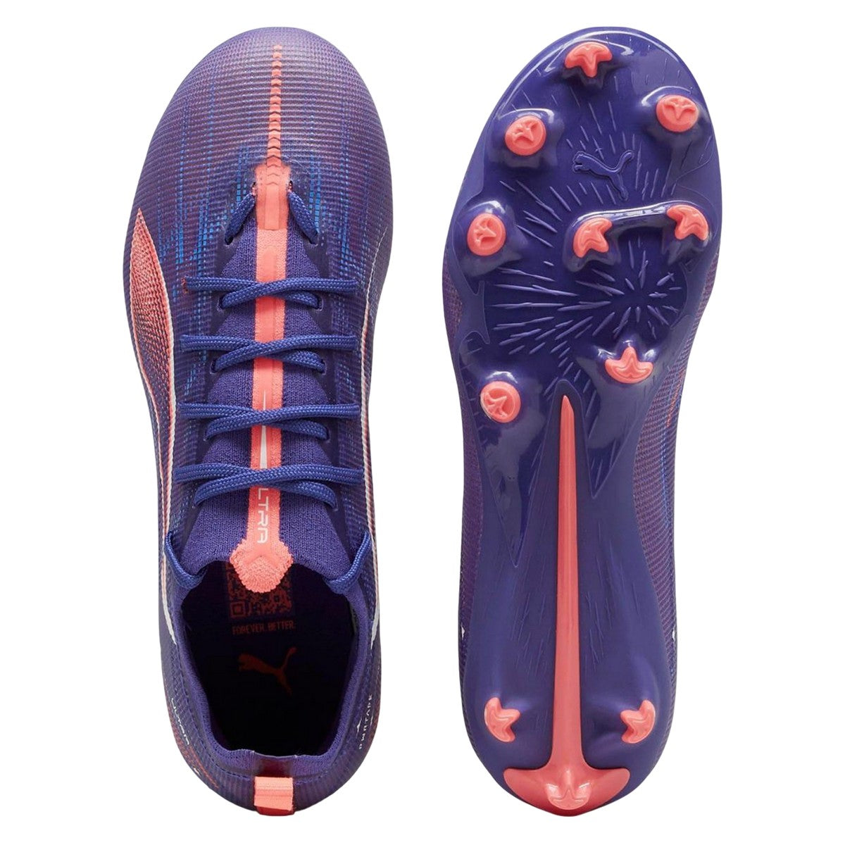 Blue - Lifestyle - Puma Childrens-Kids Ultra 5 Pro Firm Ground Football Boots