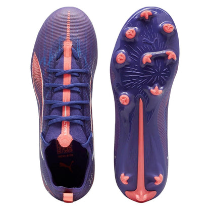 Blue - Lifestyle - Puma Childrens-Kids Ultra 5 Pro Firm Ground Football Boots
