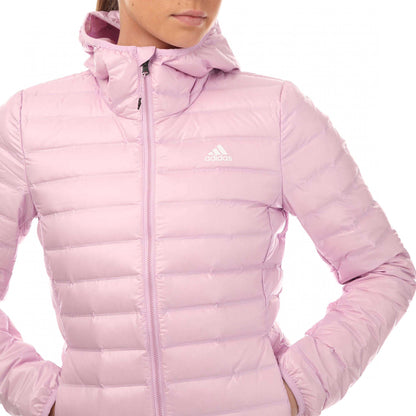 Lilac - Side - Adidas Womens-Ladies Varilite Down Jacket