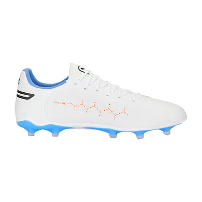 White - Side - Puma Mens King Pro Firm Ground Football Boots