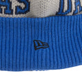 Blue - Side - New Era NBA Tip Off 2023 Dallas Mavericks Knitted Bobble Beanie