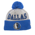 Blue - Front - New Era NBA Tip Off 2023 Dallas Mavericks Knitted Bobble Beanie