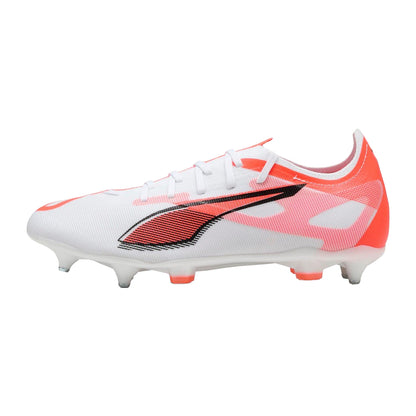 White - Lifestyle - Puma Mens Ultra 5 Match Soft Ground Football Boots