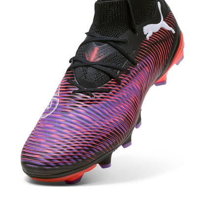 Black-Red - Close up - Puma Mens Future 8 Pro Firm Ground Football Boots