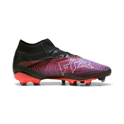 Black-Red - Front - Puma Mens Future 8 Pro Firm Ground Football Boots