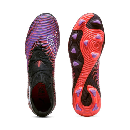 Black-Red - Lifestyle - Puma Mens Future 8 Pro Firm Ground Football Boots