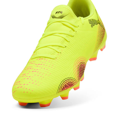 Yellow - Close up - Puma Mens Future 8 Play Firm Ground Football Boots