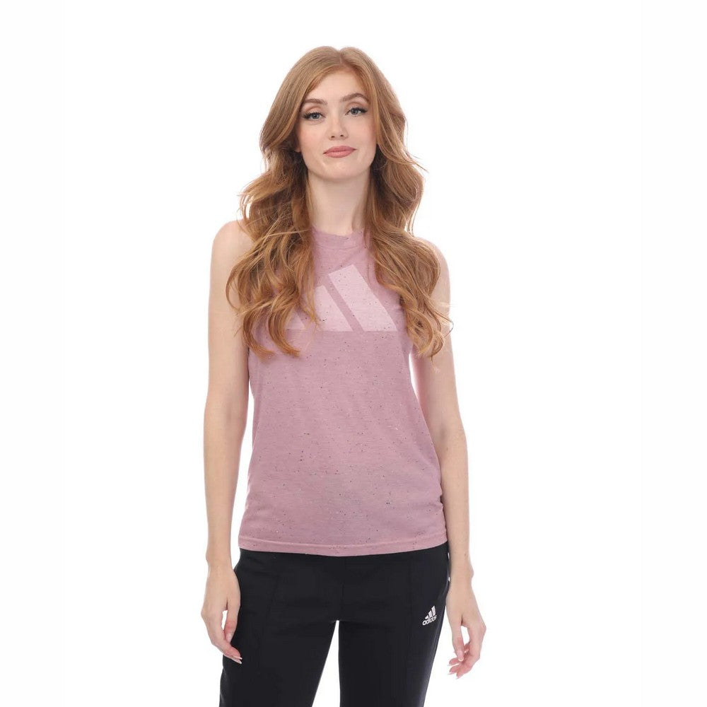 Mauve - Lifestyle - Adidas Womens-Ladies Future Icons Winners 3.0 Tank Top