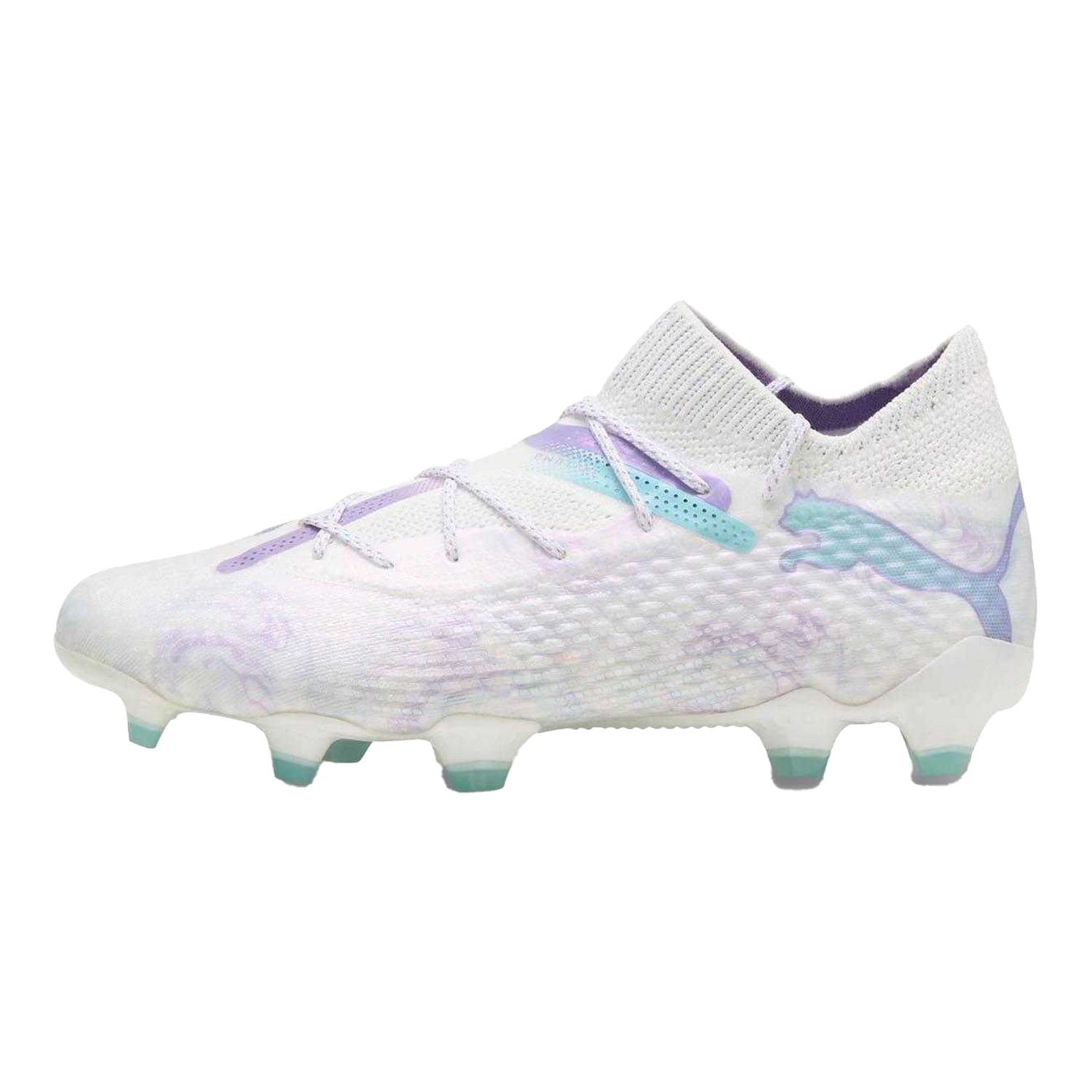 White - Back - Puma Womens-Ladies Future 7 Ultimate Brilliance Artificial Ground Football Boots