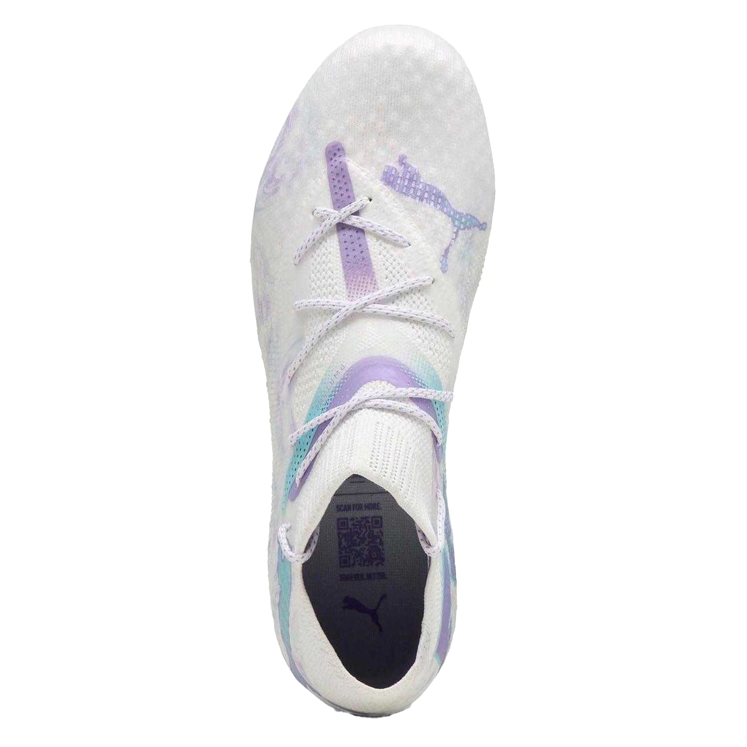 White - Side - Puma Womens-Ladies Future 7 Ultimate Brilliance Artificial Ground Football Boots