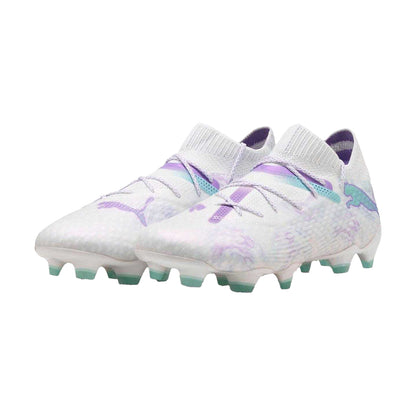 White - Pack Shot - Puma Womens-Ladies Future 7 Ultimate Brilliance Artificial Ground Football Boots