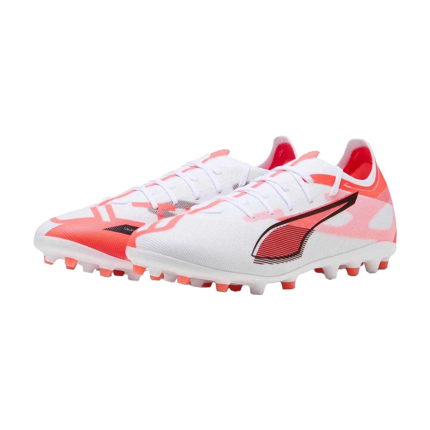 White - Pack Shot - Puma Unisex Adult Ultra 5 Match Artificial Ground Football Boots