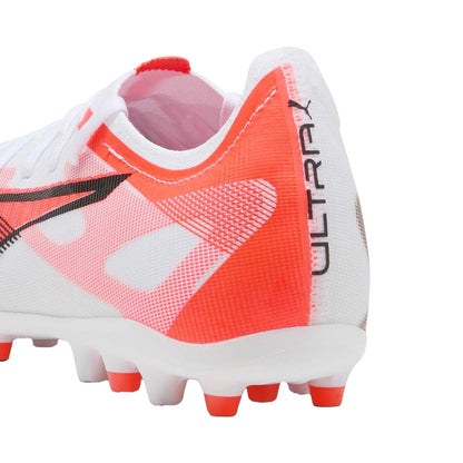 White - Close up - Puma Unisex Adult Ultra 5 Match Artificial Ground Football Boots
