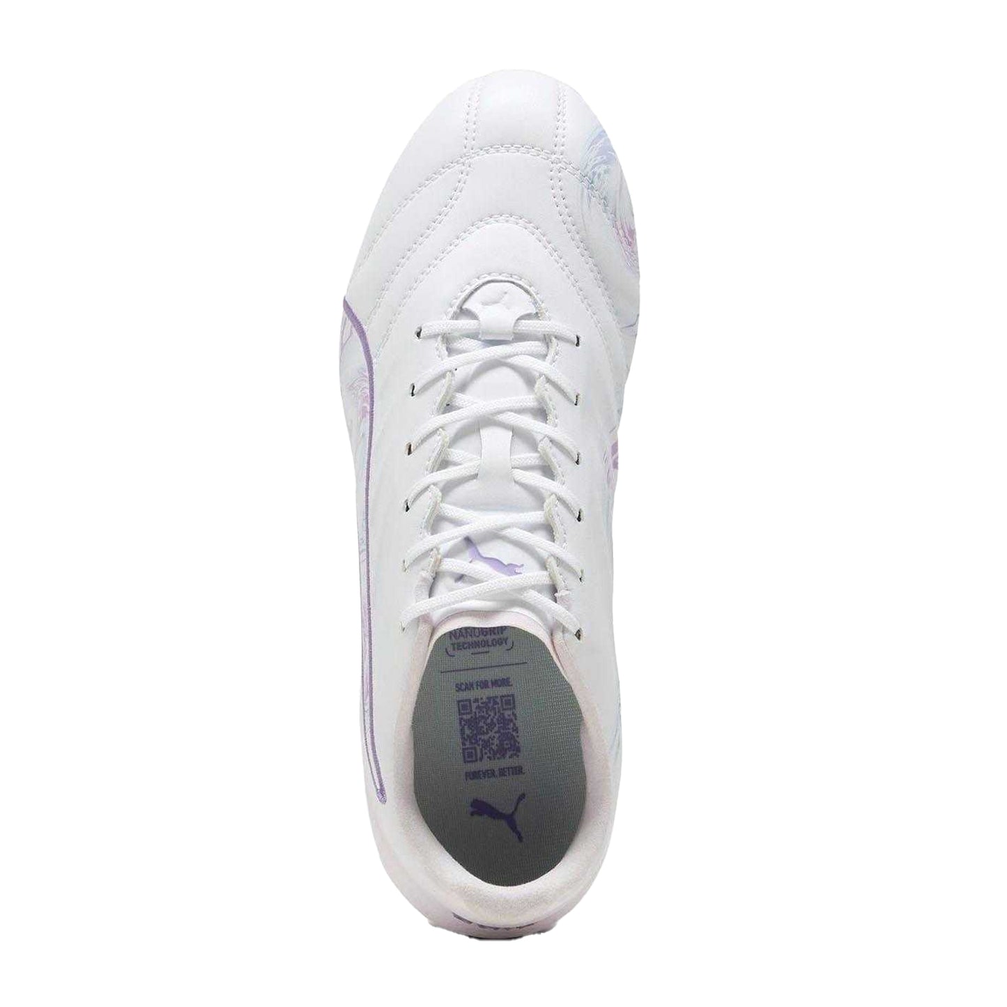 White - Pack Shot - Puma Womens-Ladies King Pro Brilliance Artificial Ground Football Boots