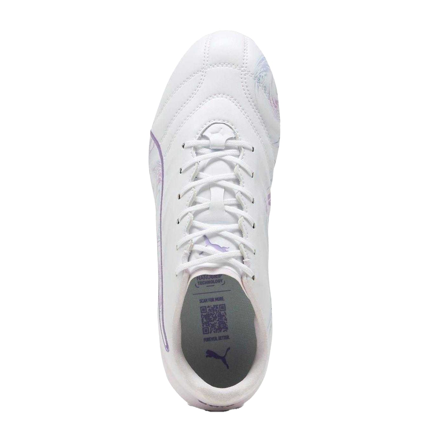 White - Pack Shot - Puma Womens-Ladies King Pro Brilliance Artificial Ground Football Boots