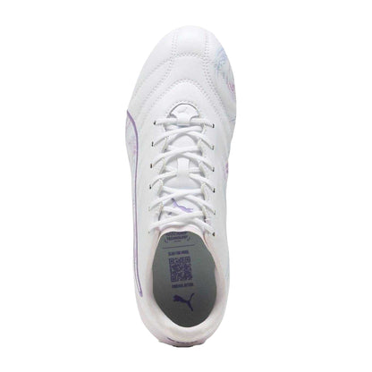 White - Pack Shot - Puma Womens-Ladies King Pro Brilliance Artificial Ground Football Boots