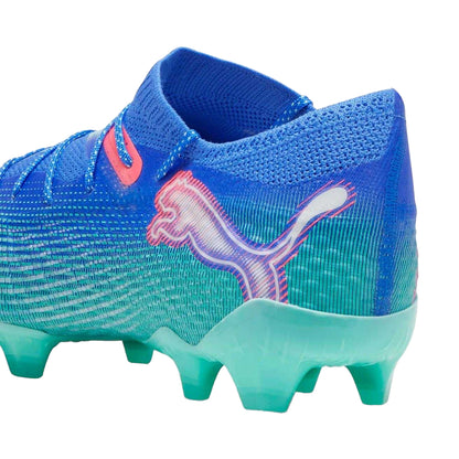 Blue - Back - Puma Mens Future 7 Ultimate Low Firm Ground Football Boots