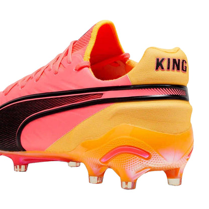 Orange - Back - Puma Mens King Ultimate Tricks Firm Ground Football Boots
