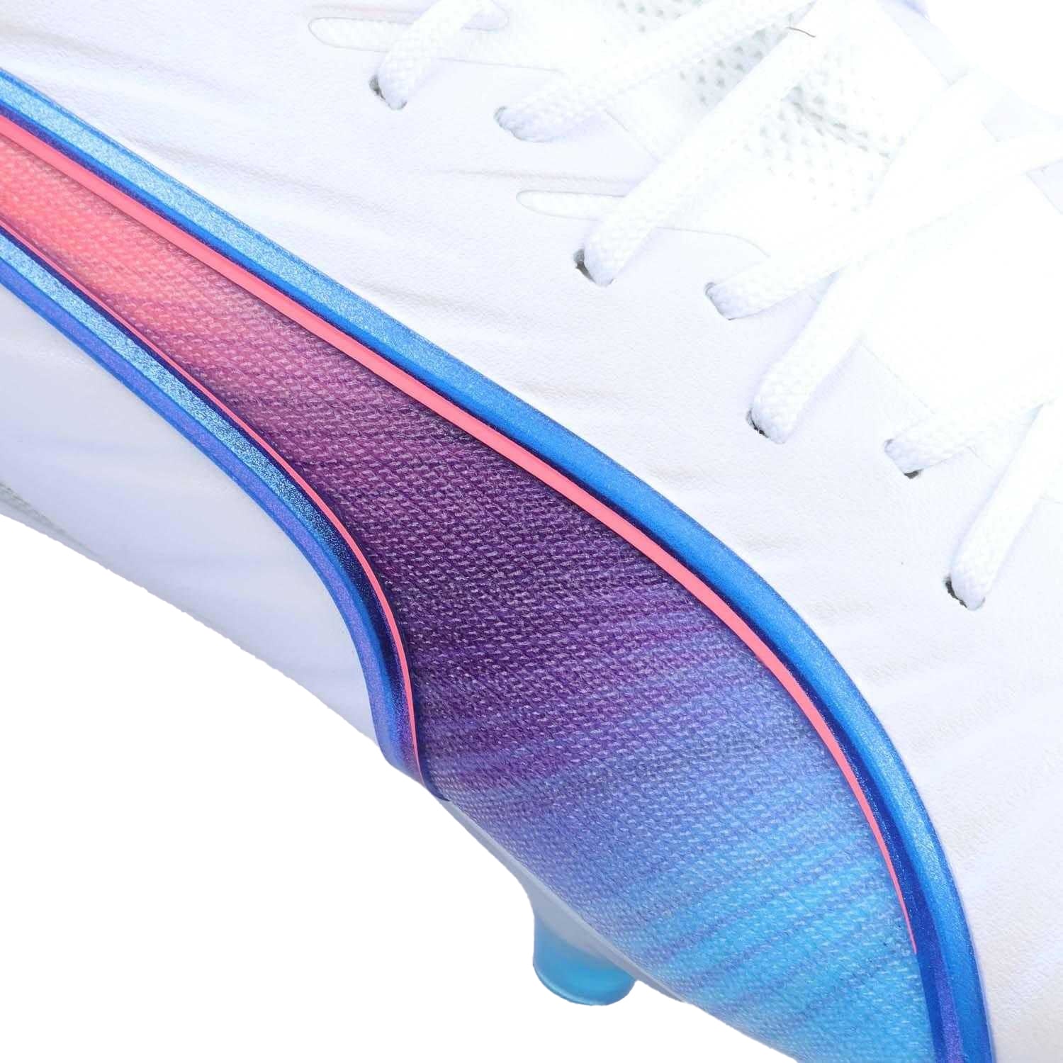 White - Pack Shot - Puma Unisex Adult King Ultimate Firm Ground Football Boots